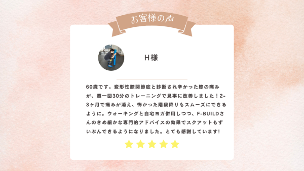 お客様の声　N.S様